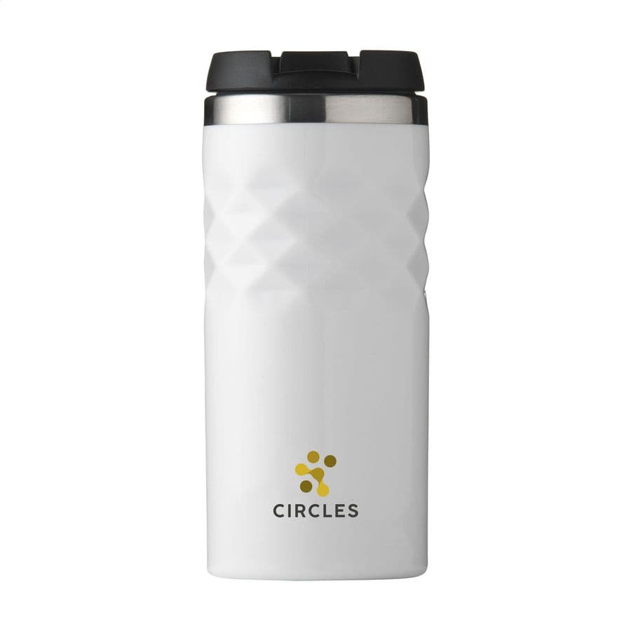 Geometric Mug RCS Recycled Steel 280 ml thermo cup Vit