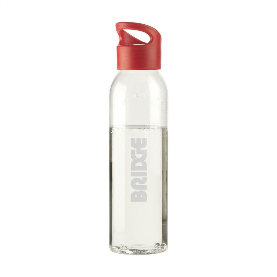 Sirius 650 ml drinking bottle Transparent/röd