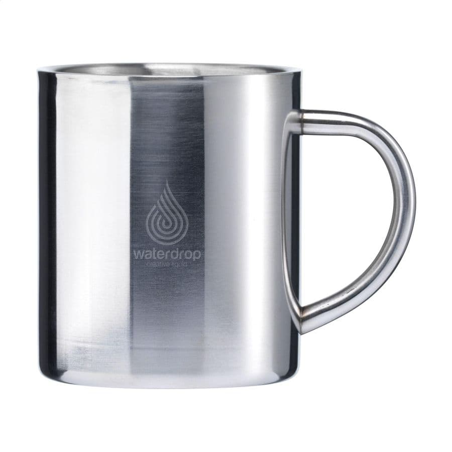 IsoMug RCS Recycled Steel 300 ml Silver