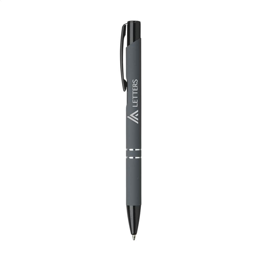 Ebony Rubberised pen Grå