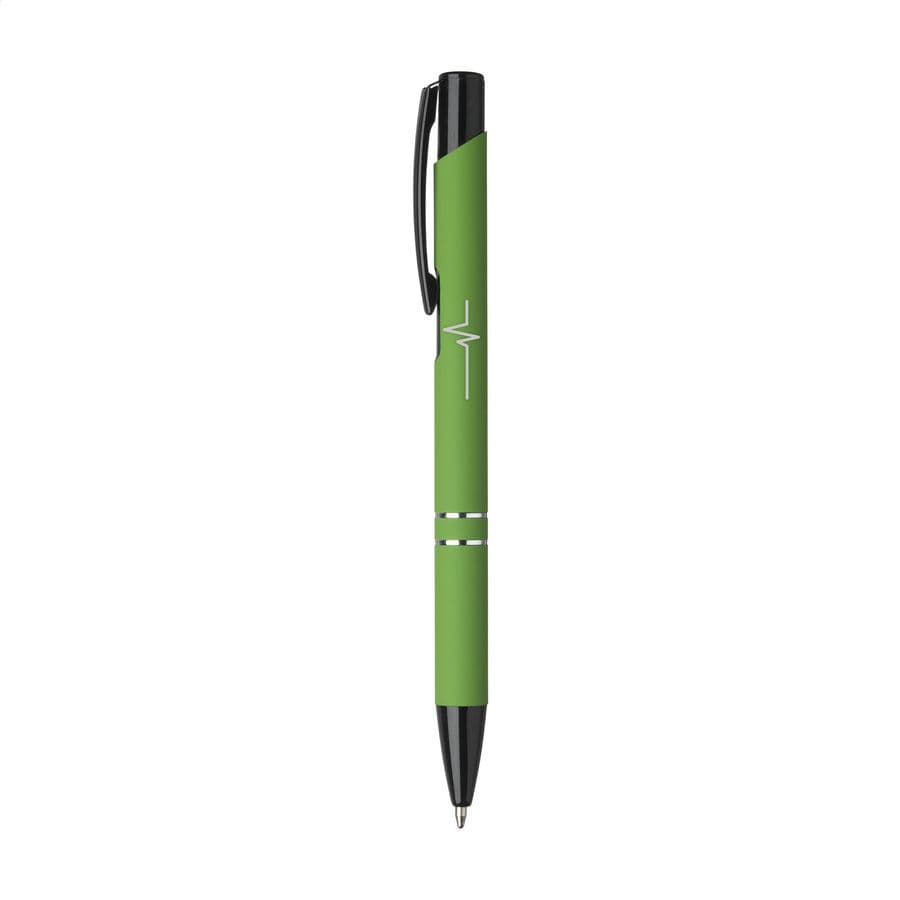 Ebony Rubberised pen Ljusgrön **