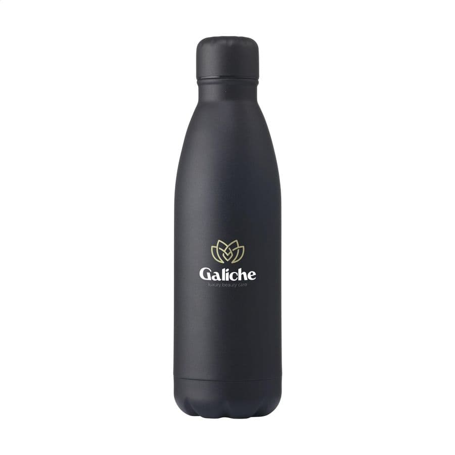 Topflask Premium RCS Recycled Steel 500 ml Svart