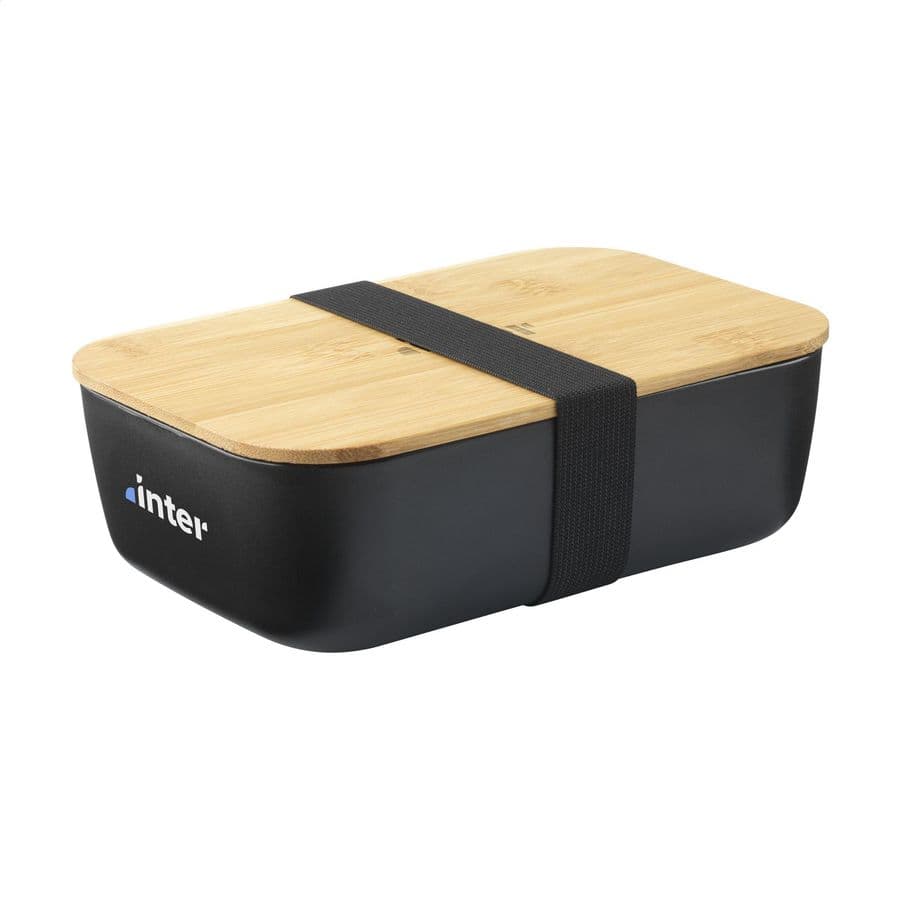 Midori Bamboo Lunchbox Svart