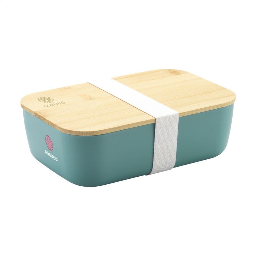 Midori Bamboo Lunchbox Petrolblå