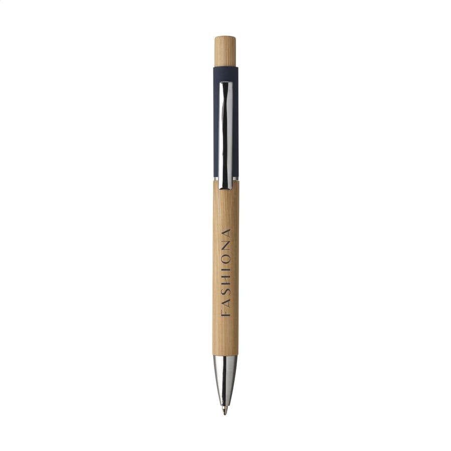 Saya Bamboo Pen Marinblå