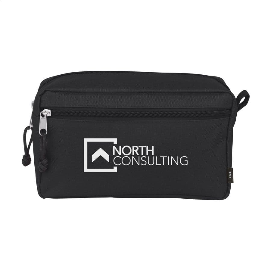 Stacey GRS RPET toiletry bag Svart