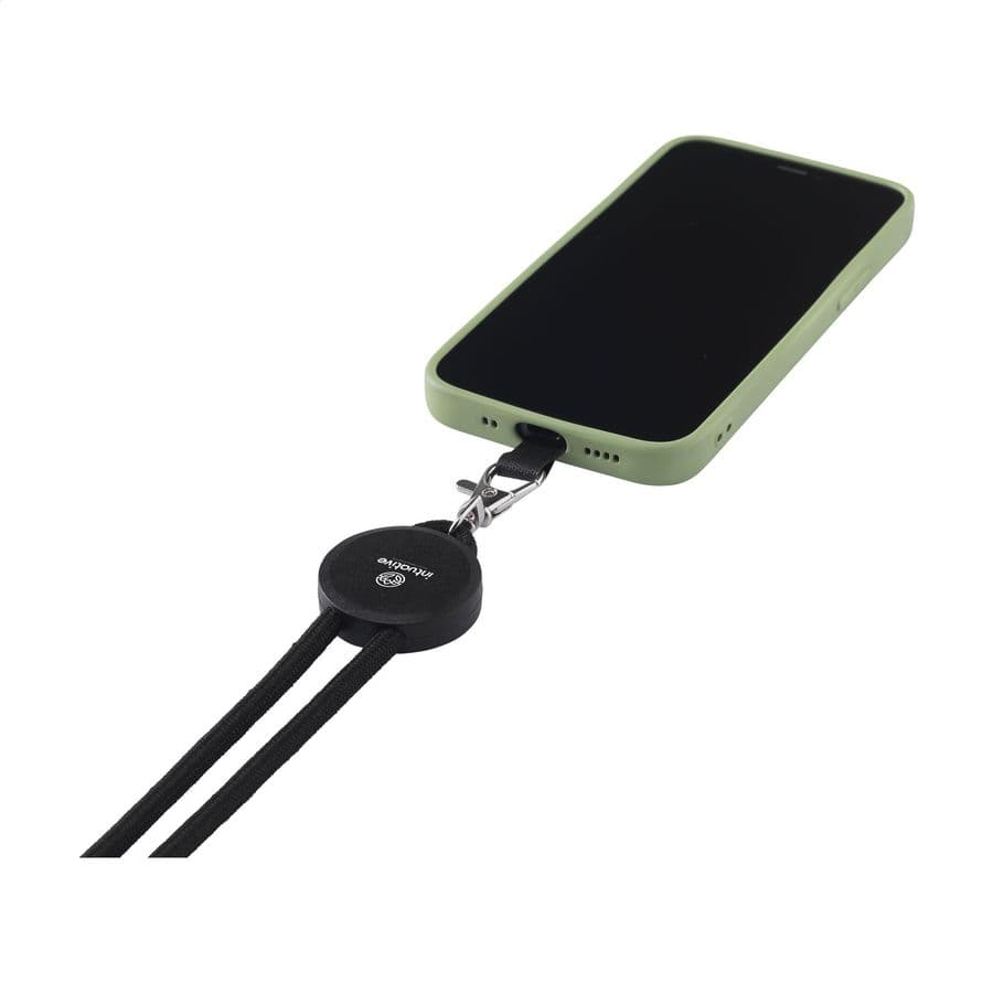Lace Lanyard GRS RPET 0,5 cm phone keycord