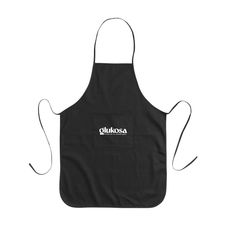 Apron Recycled Cotton (170 g/m²) Svart