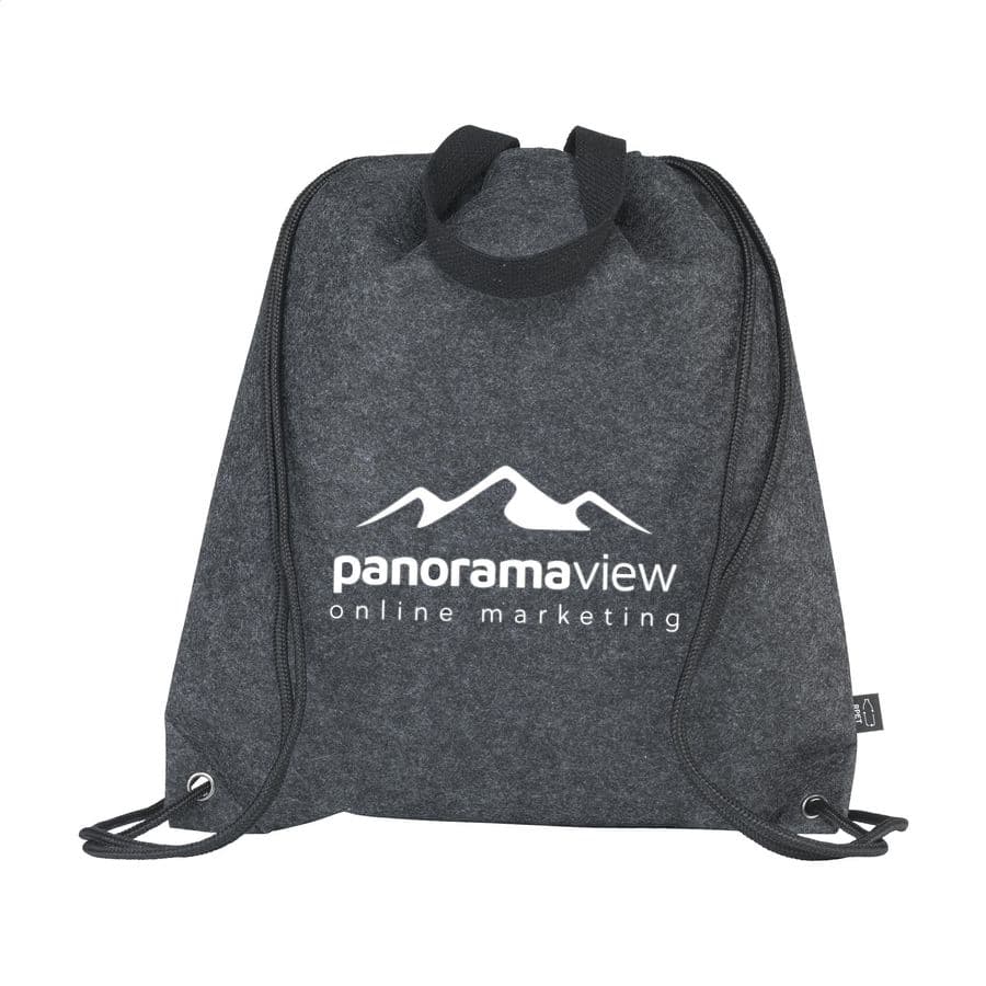GRS RPET Felt PromoBag Plus backpack Mörkgrå
