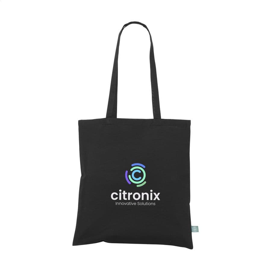 Organic Cotton Shopper Colour (140 g/m²) bag Svart