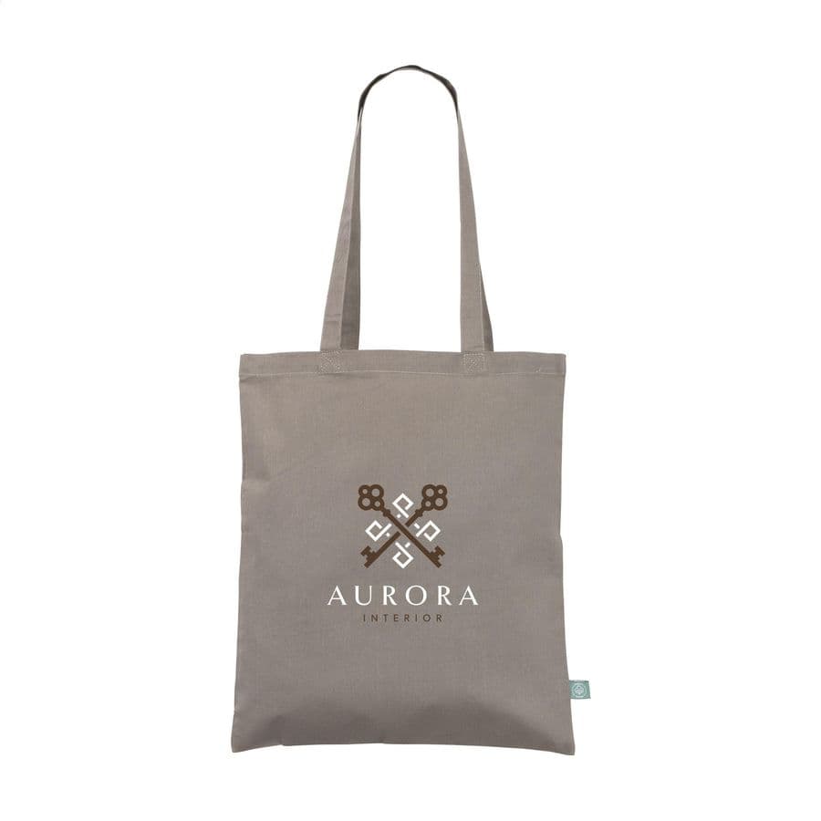 Organic Cotton Shopper Colour (140 g/m²) bag Grå