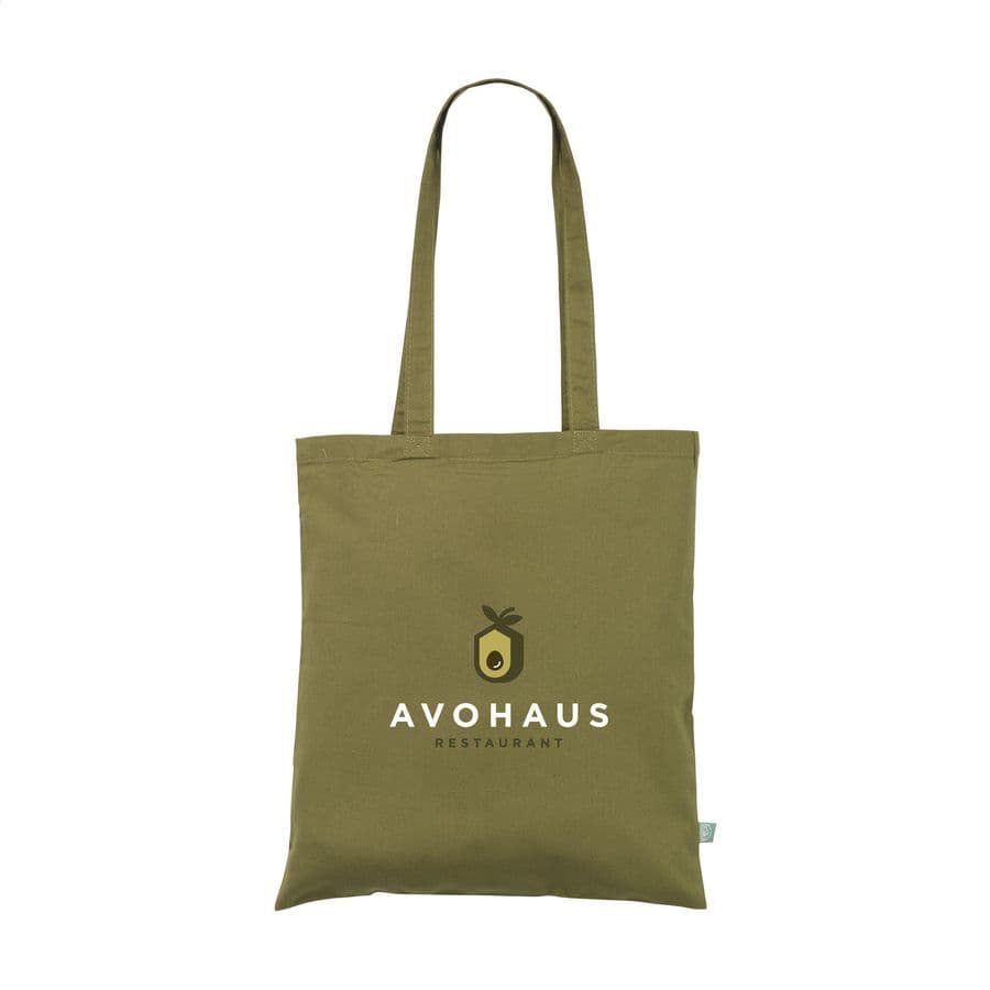 Organic Cotton Shopper Colour (140 g/m²) bag Olivgrön