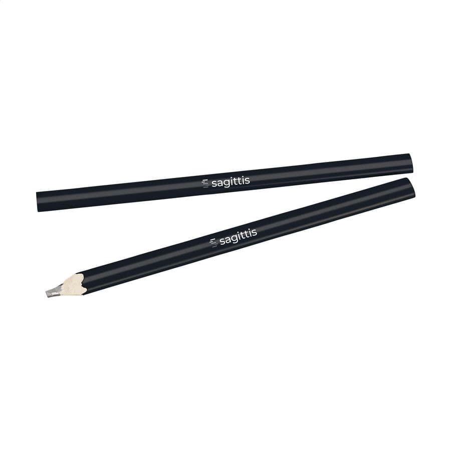 Carpenter wooden pencil Svart