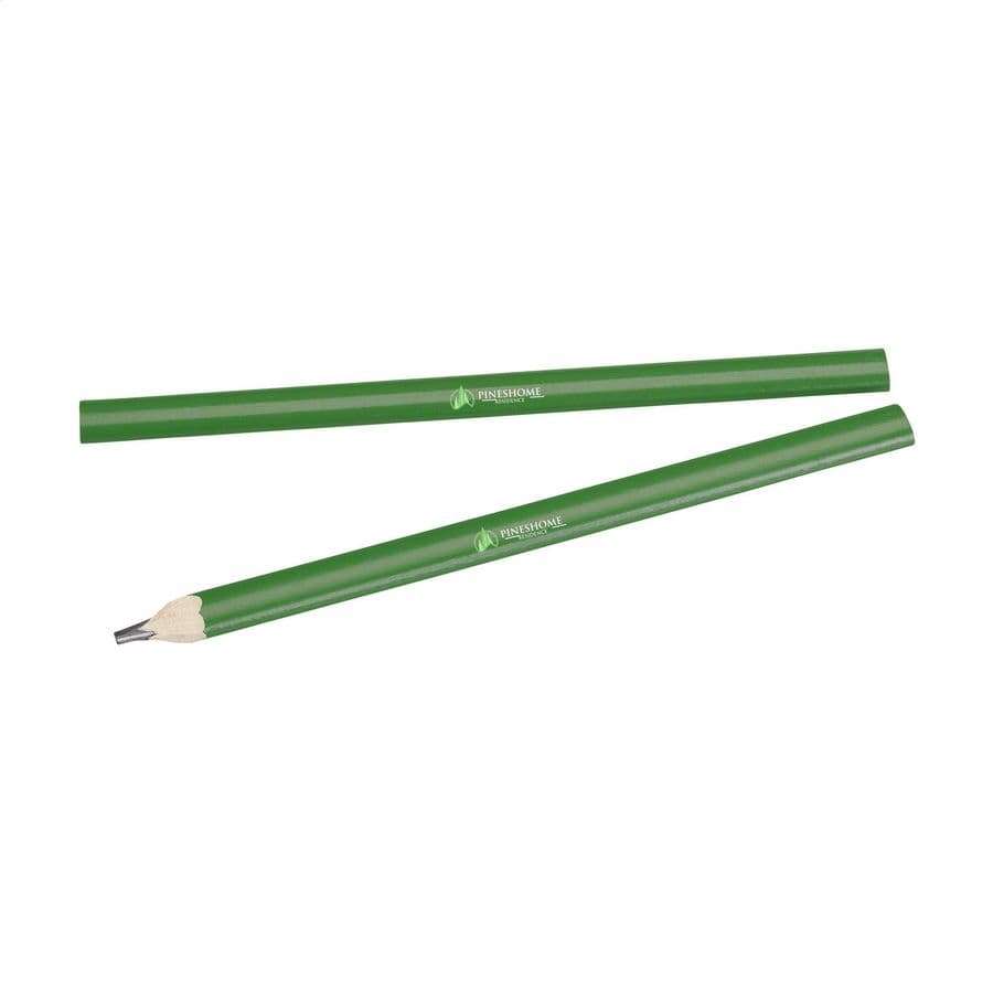 Carpenter wooden pencil Grön