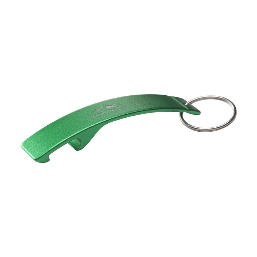 Alu Opener GRS Recycled keyring Grön