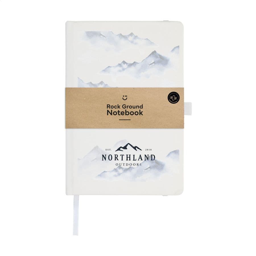 Rock Ground Paper Notebook A5 Vit