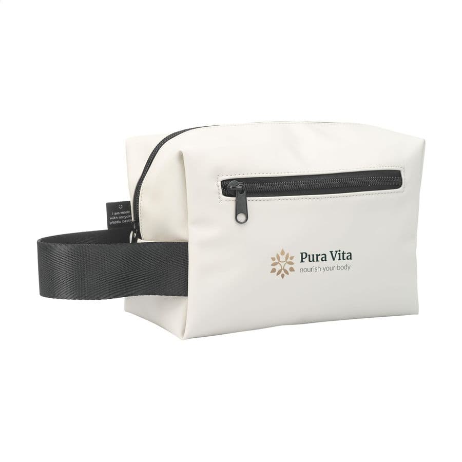 Lennon RCS Recycled Toiletry Bag Beige