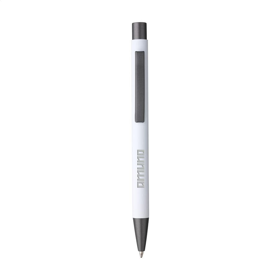 Brady Soft Touch Recycled Alu pens Vit