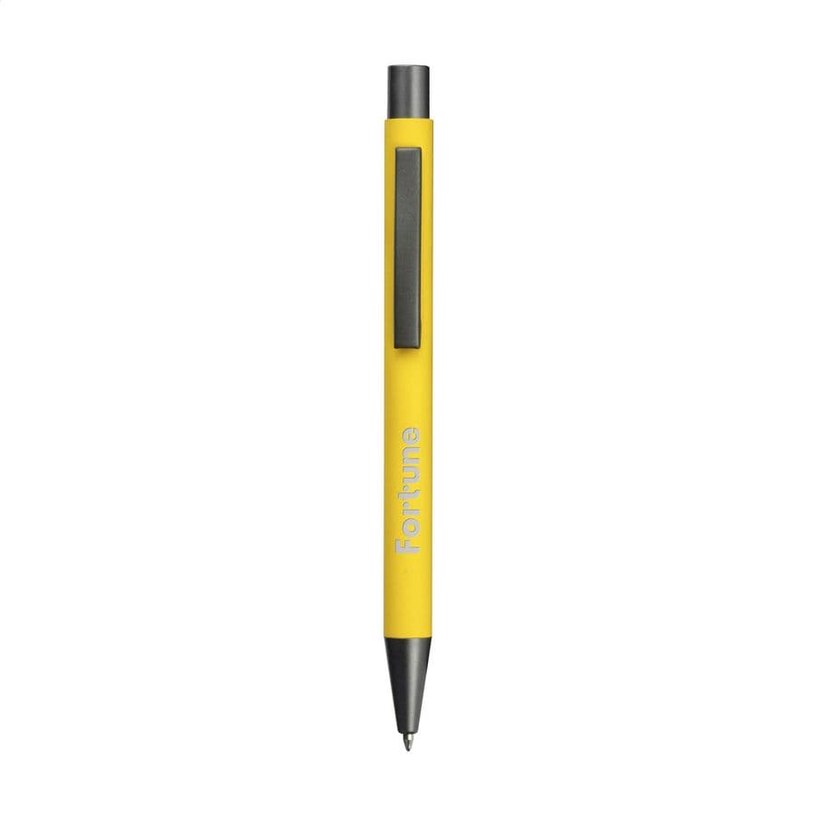 Brady Soft Touch Recycled Alu pens Gul