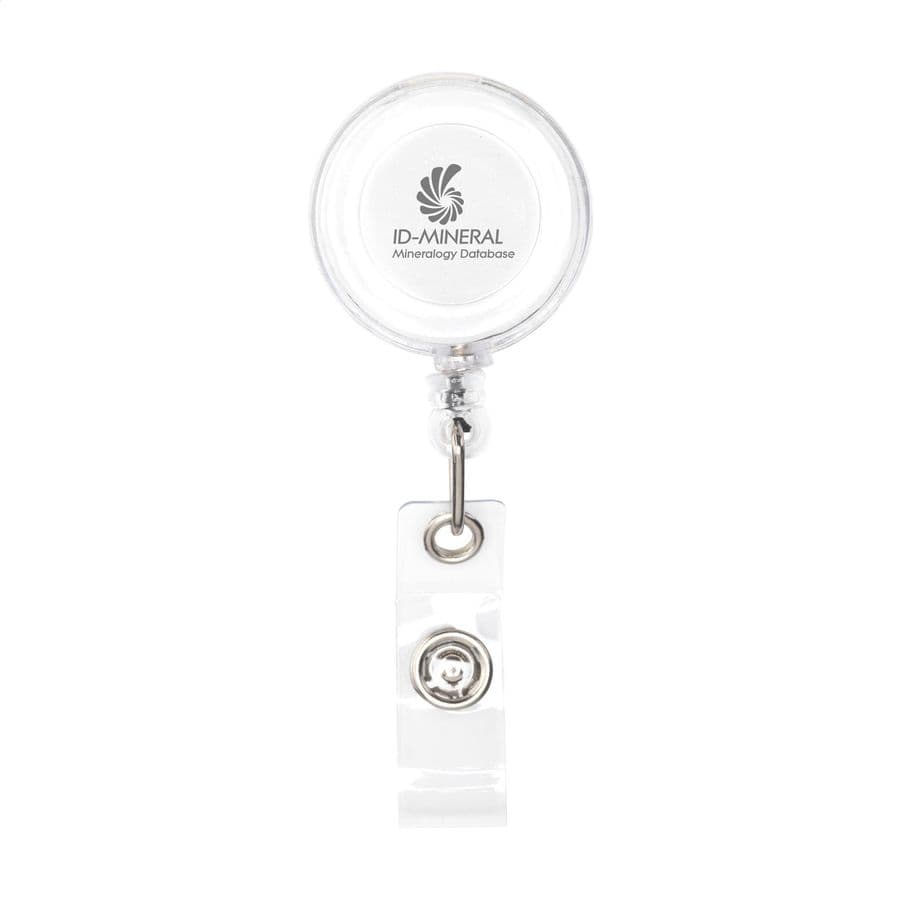 BadgeClip badge holder Transparent vit