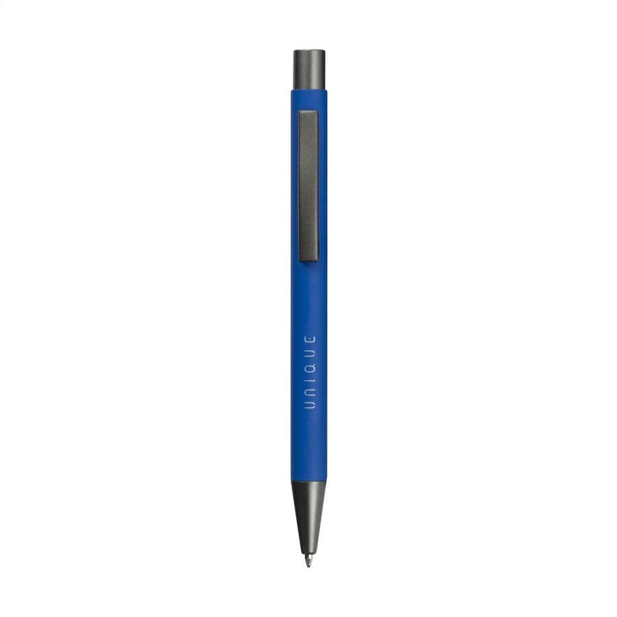 Brady Soft Touch Recycled Alu pens Kungligt blått