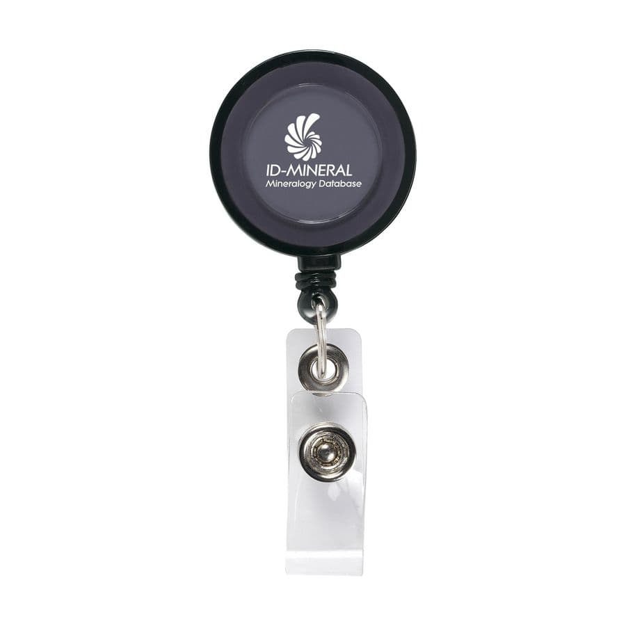 BadgeClip badge holder Transparent svart