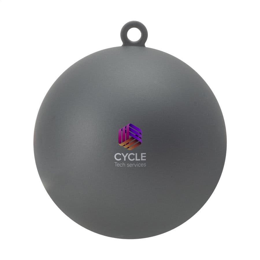 Christmas Bauble Ø 7 cm Recycled PP - Made in Europe Silver