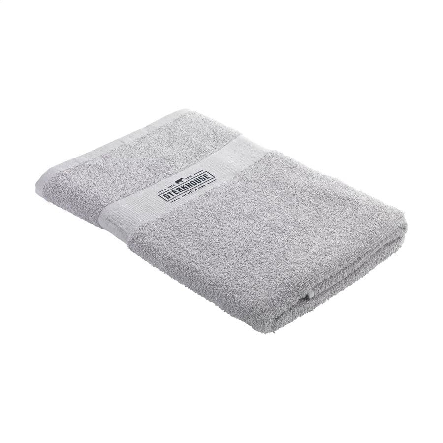 Wooosh Bath Towel GRS Recycle Cotton Mix 140 x 70 cm Ljusgrå