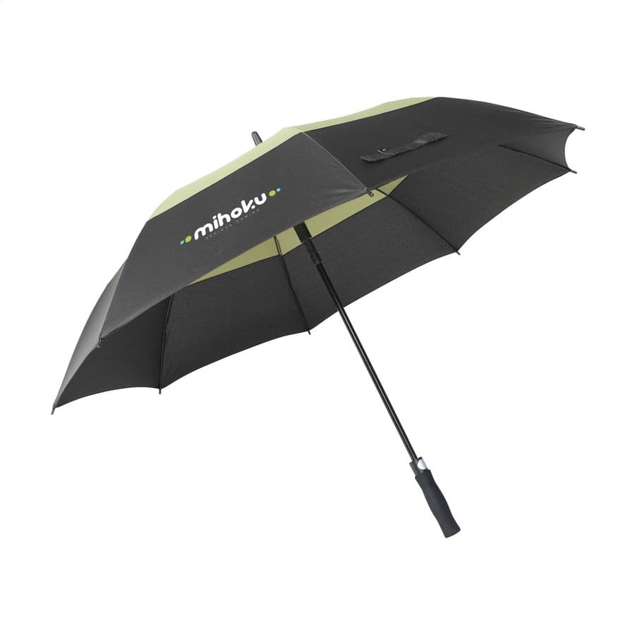 Morrison RPET umbrella 27 inch Grön/svart