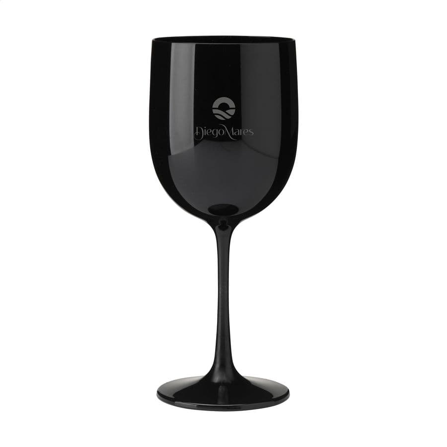 Lunaire Reusable Plastic Wine Glass 480 ml Svart