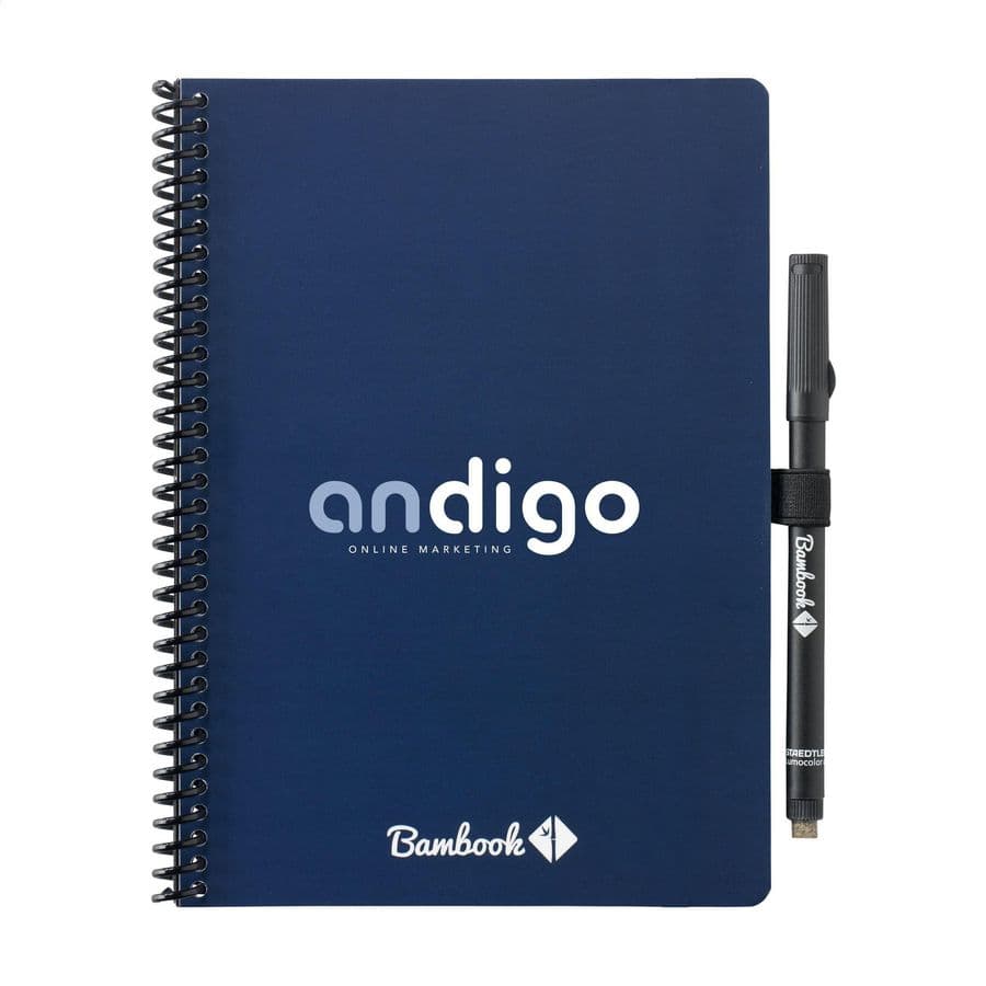 Bambook Classic Original Paper Notebook A5 Marinblå
