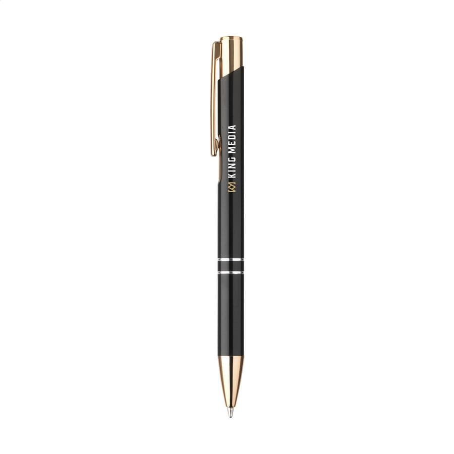 Ebony RCS Recycled Alu Rose Gold pens Svart