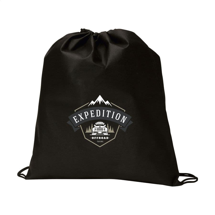 Non-Woven Promobag GRS RPET backpack Svart