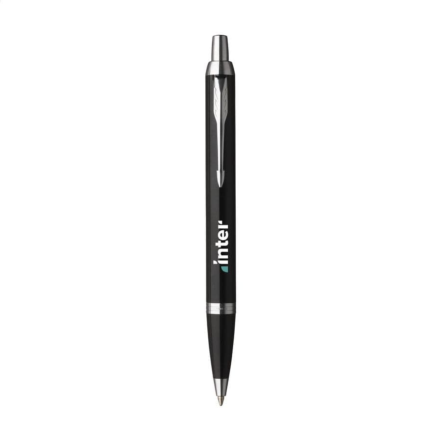 Parker IM Ballpoint Pen Glossy - Blue Ink Svart