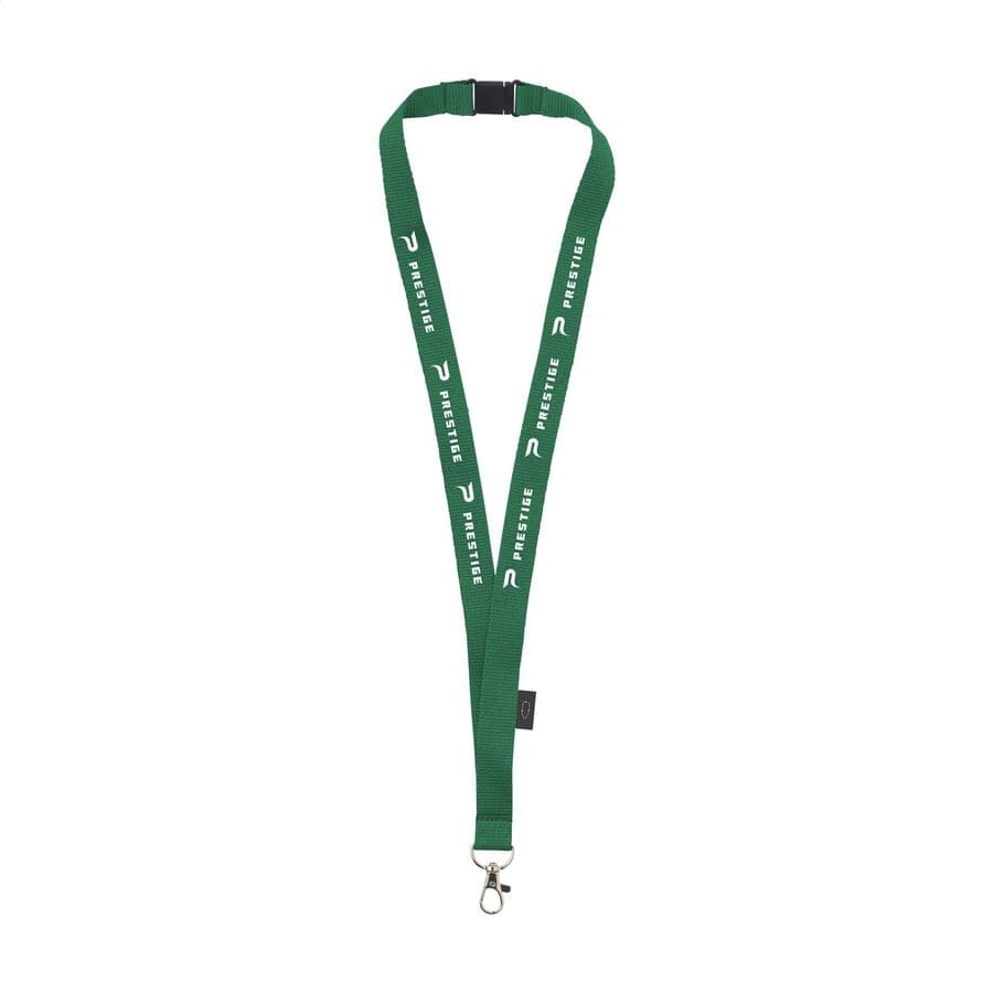 Lanyard Safety RPET 2 cm Grön