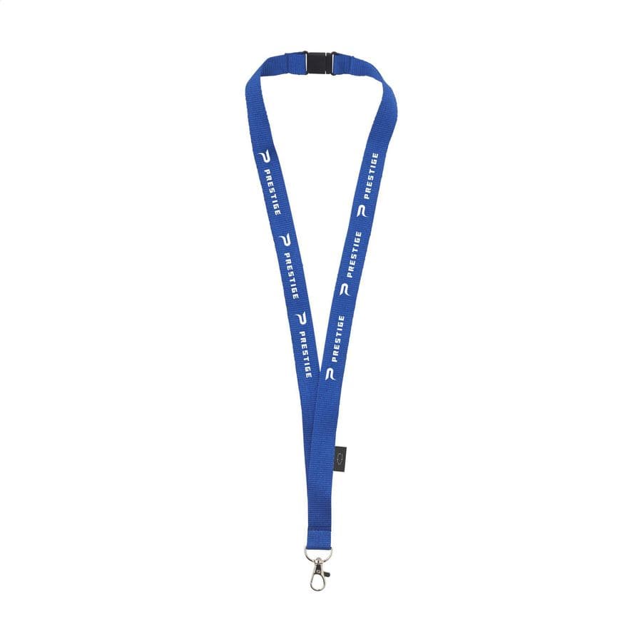 Lanyard Safety RPET 2 cm Blå