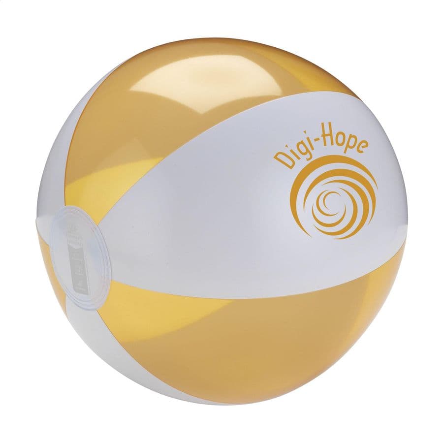 BeachBall Ø 24 cm Vit/orange