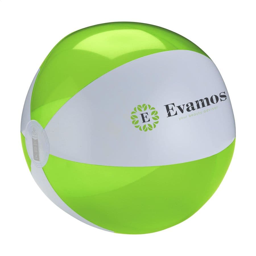 BeachBall Ø 30 cm Vit/lime