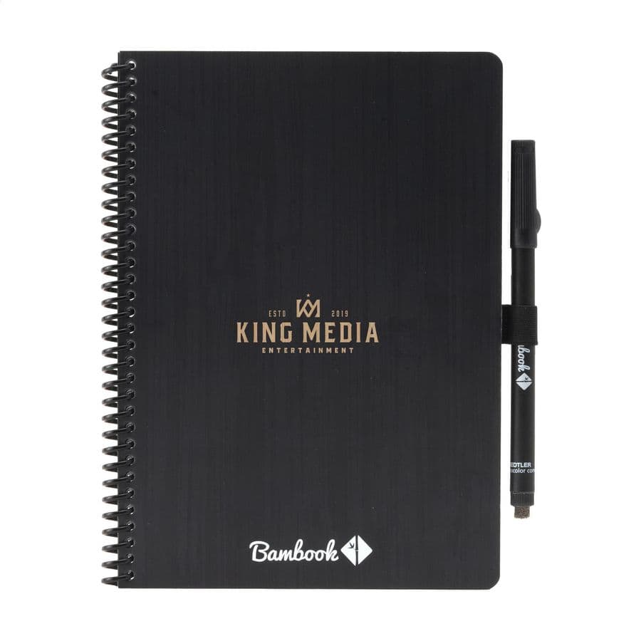 Bambook Classic Original Dot Grid Paper Notebook A5 Svart