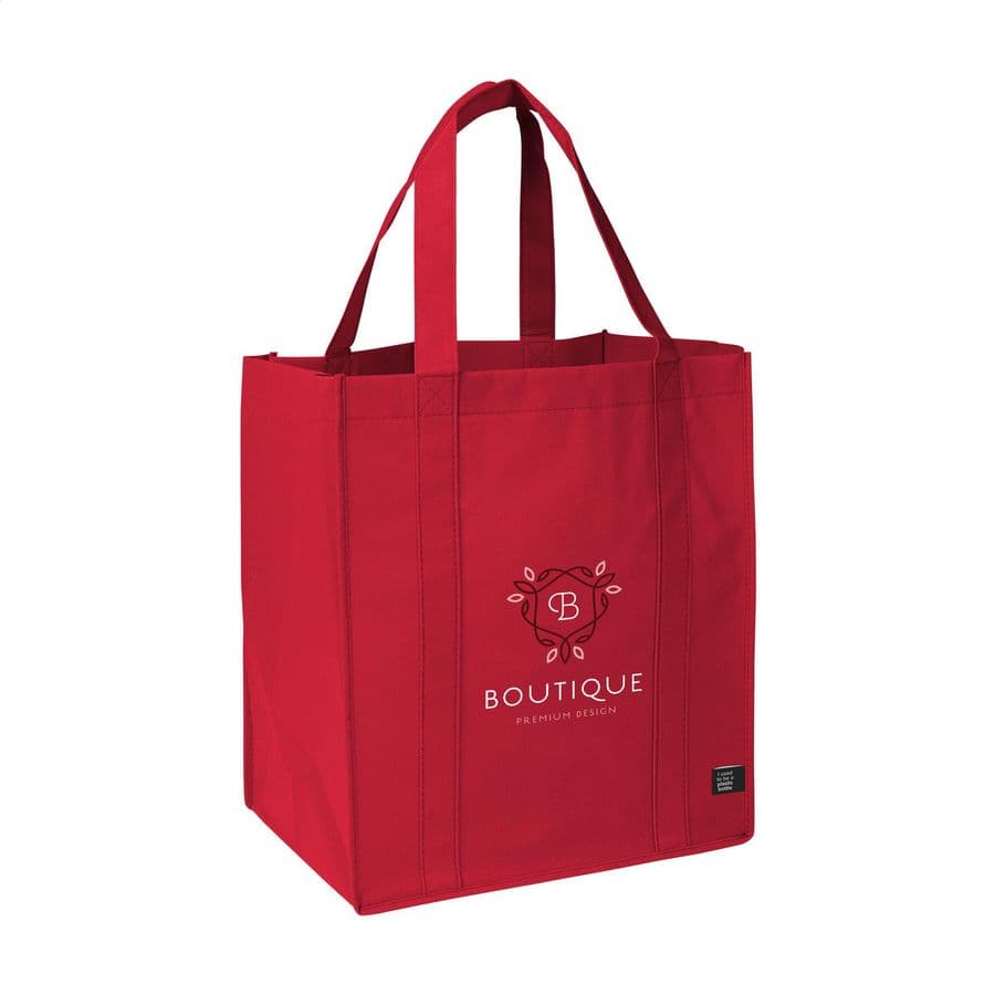 Shop XL GRS RPET (80 g/m²) shopping bag Röd