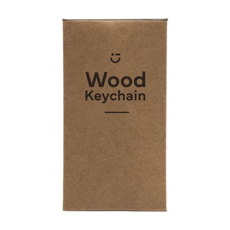 WoodKey Circle keychain