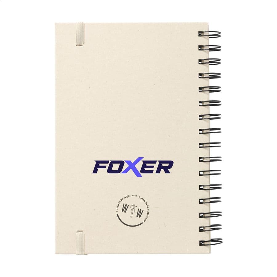 Sugarcane Bagasse Spiral Paper Notebook A5