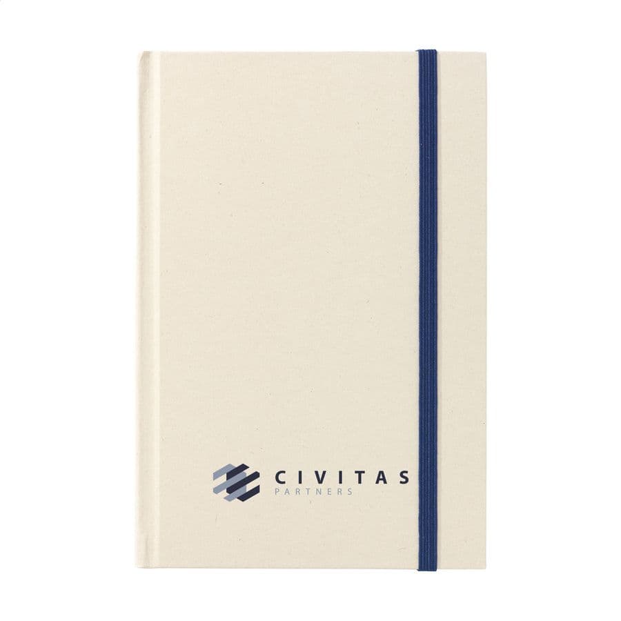 Bagasse Sugarcane Paper Notebook A5 Blå