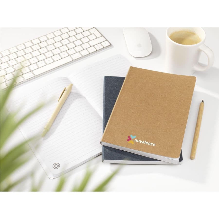 Paper Notebook GRS Washable Kraft Cover A5