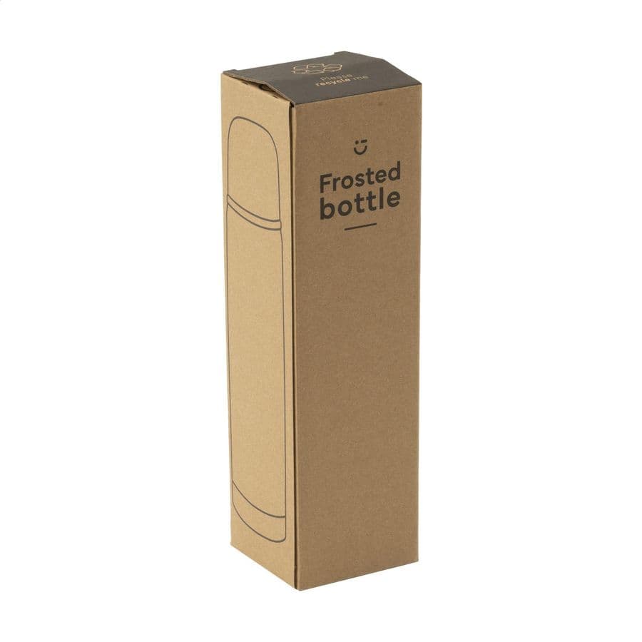 Frosted Bottle RCS Recycled Steel 500 ml thermo bottle