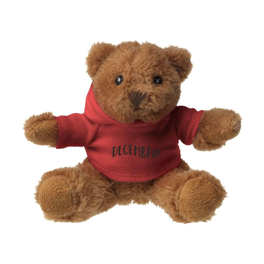 HoodedBear bear cuddle toy Röd