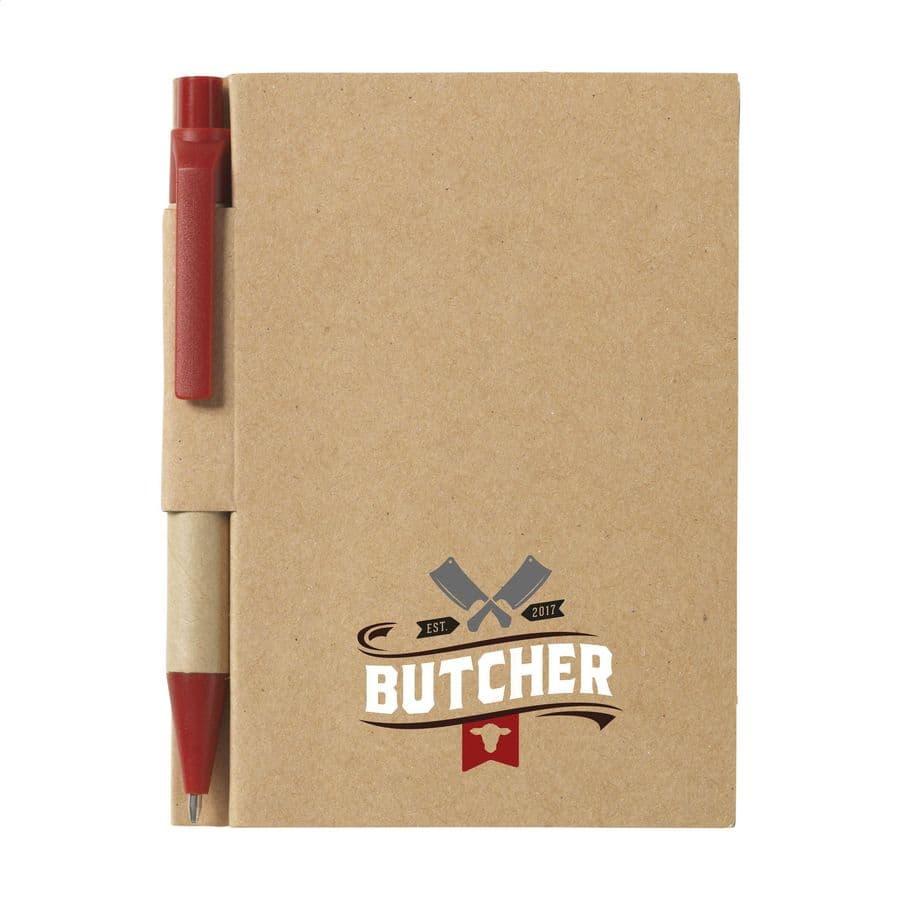 RecycleNote-S Paper notebook Röd