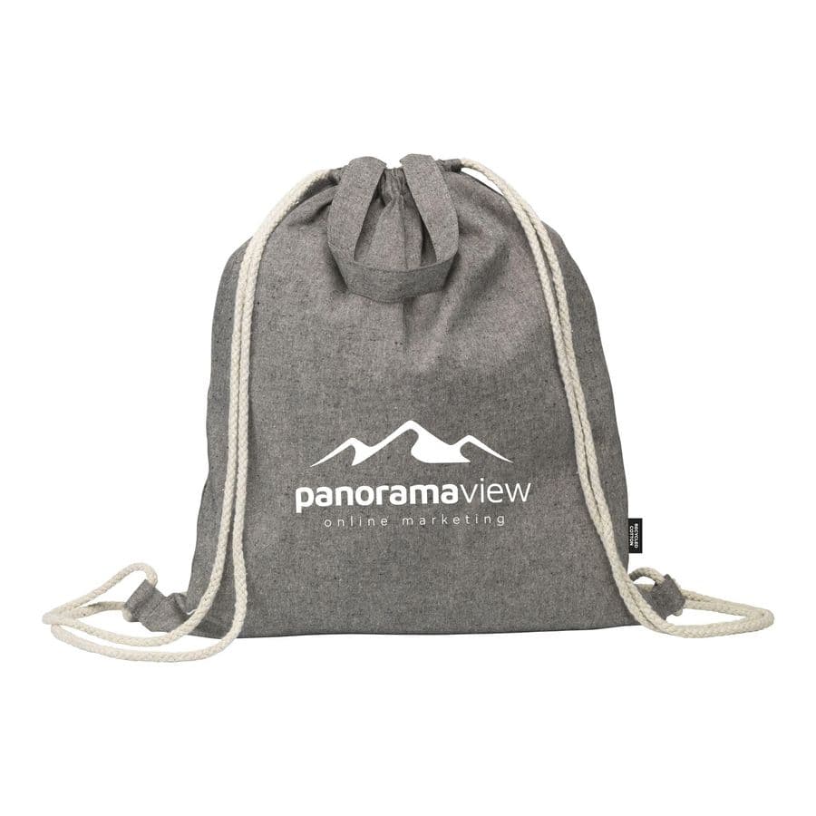 GRS Recycled Cotton PromoBag Plus (180 g/m²) backpack Grå