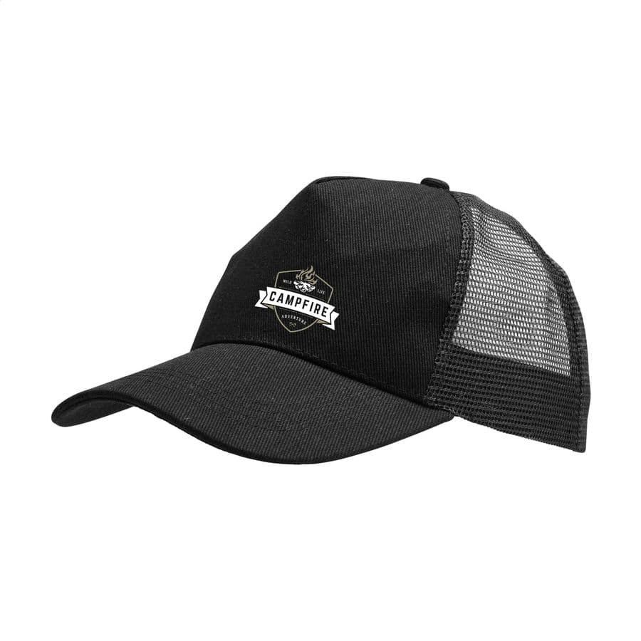 Trucker Recycled Cotton cap Svart