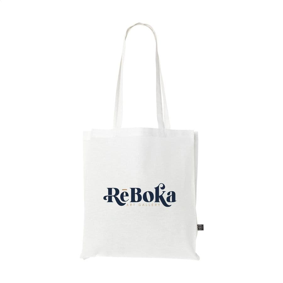 Colour Square Bag GRS Recycled Cotton (150 g/m²) Vit